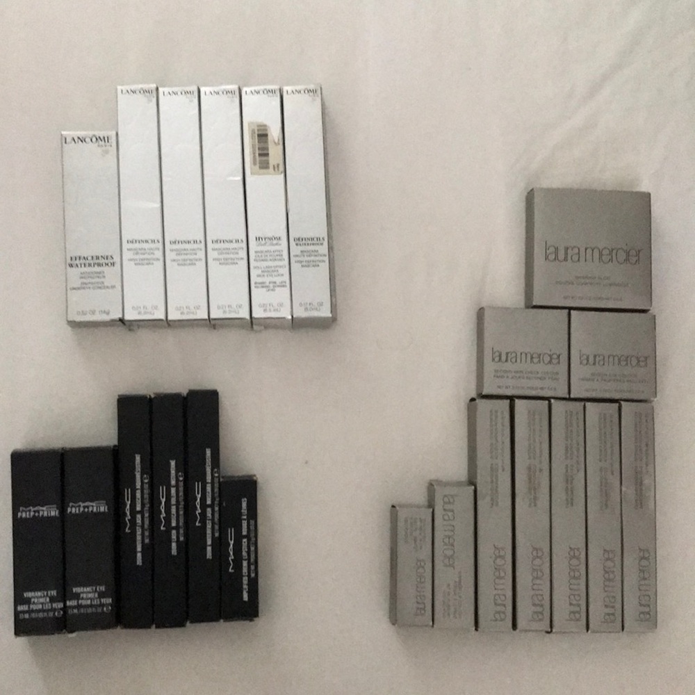 Laura Mercier,MAC,Chanel,Lancome,Clinique makeup